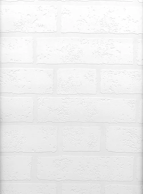 Brewster 497-99423 Belden Paintable Brick Texture Wallpaper Paintable