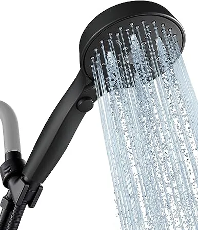 Heemli 12 Functions Shower Head with handheld, Hand held Shower with ON/OFF P...