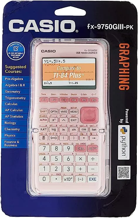 Casio FX-9750GIII Graphing Calculator - White