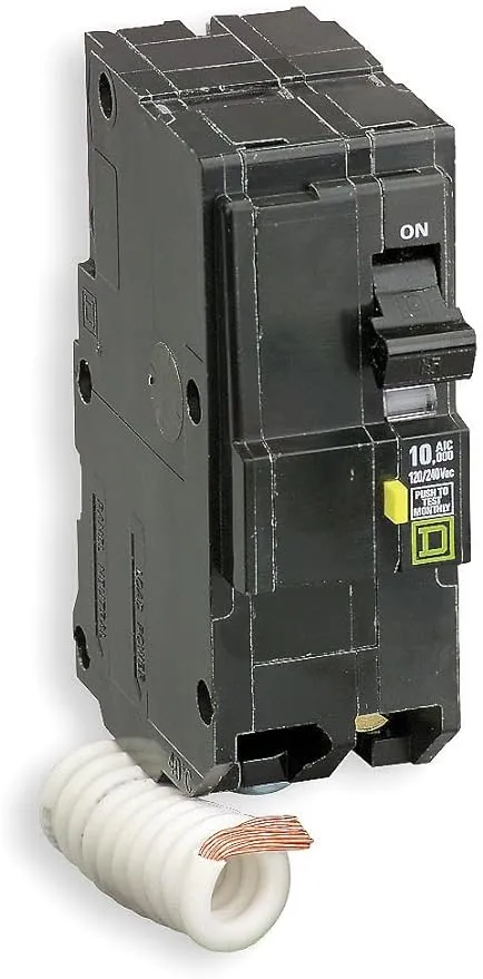 SCHNEIDER ELECTRIC Miniature Circuit Breaker 120/240-Volt 30-Amp QO230GFI H361Nrb with Special Paint