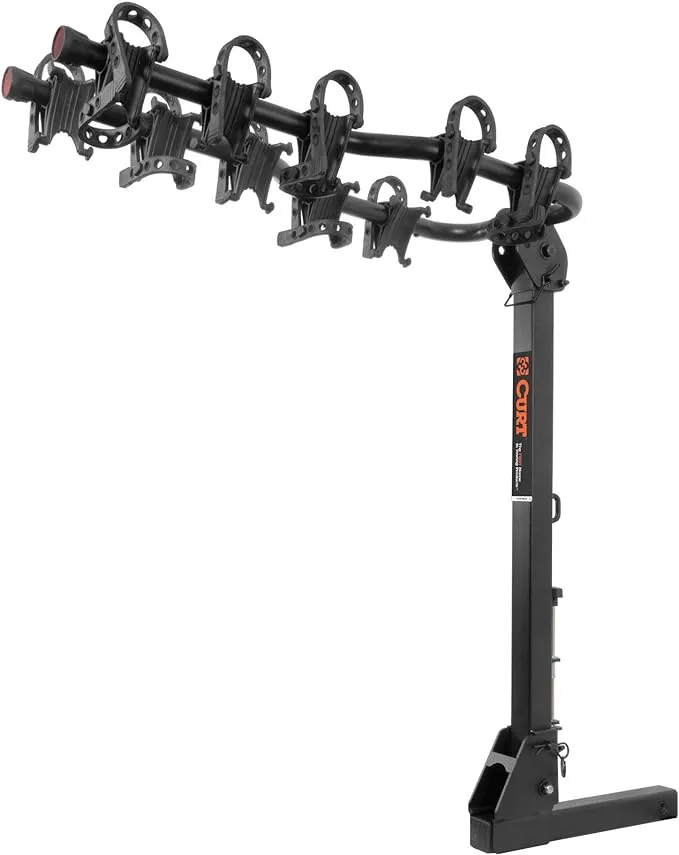 Curt 18065 Premium Dual-Arm 5-Bike Rack