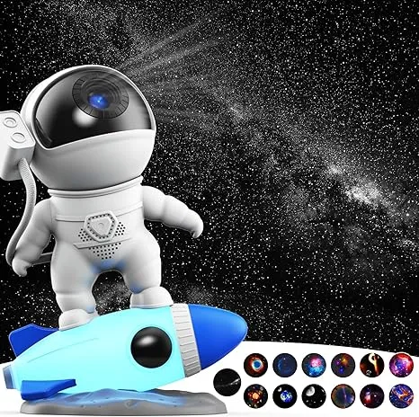 Star Projector, 13 HD Cosmic Scenes Planetarium Astronaut Galaxy Projector for Bedroom, Realistic Starry Sky Galaxy Night Light Projector for Kids Adults Gaming Room/Party/Home Decor