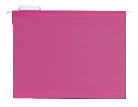 Pendaflex&reg; Premium Reinforced Color Hanging File Folders, Letter Size, Pink, Pack Of 25 Folders