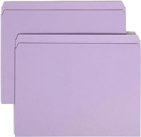 Smead Top Tab Colored Folders