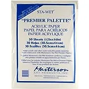 Masterson Sta-Wet Premier Palette Acrylic Paper Refill 30 Sheets