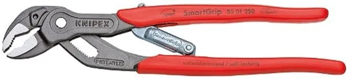 KNIPEX Auto Adjusting Water Pump Pliers,Red and Silver