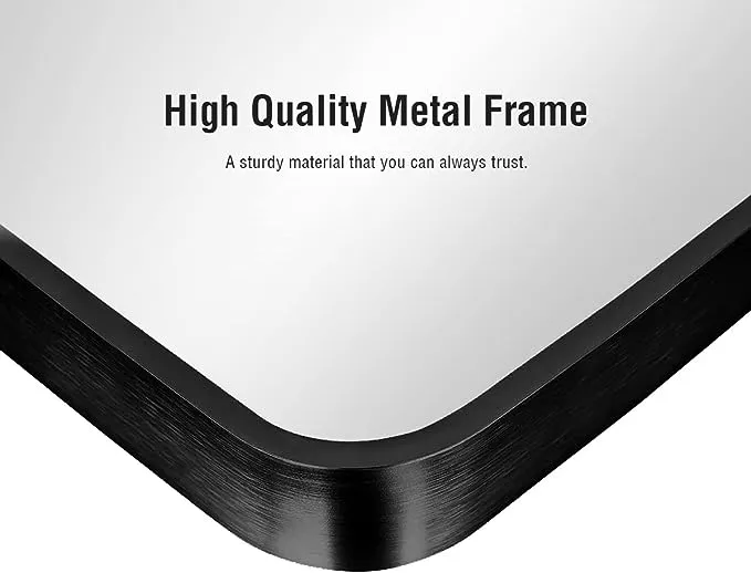 Neutype 32-in W x 71-in H Arch Black Framed Full Length Wall Mirror | LS-S271