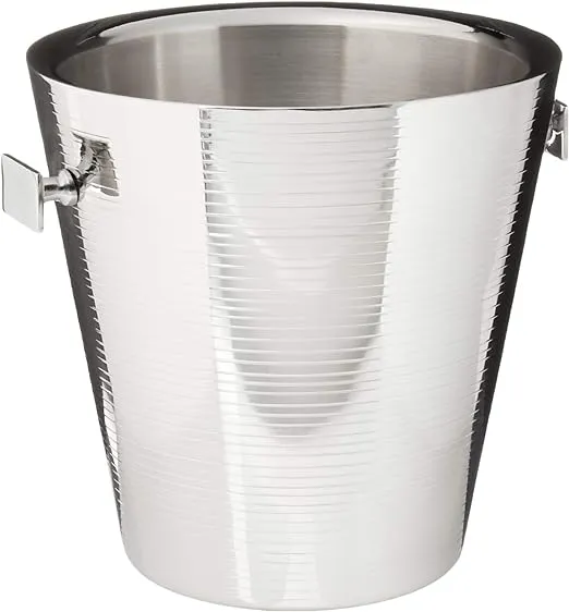 Elegance Lines - Champagne Bucket Doublewall Stainless Steel Silver