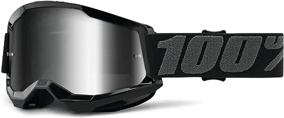 100% Strata 2 Sand Motocross & Mountain Bike Goggles - MX and MTB Racing Protective Eyewear 