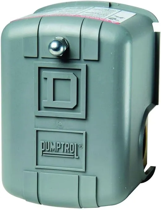 Square D - FSG2J24CP 40-60 PSI Pumptrol Water Pressure Switch, Grey Cover