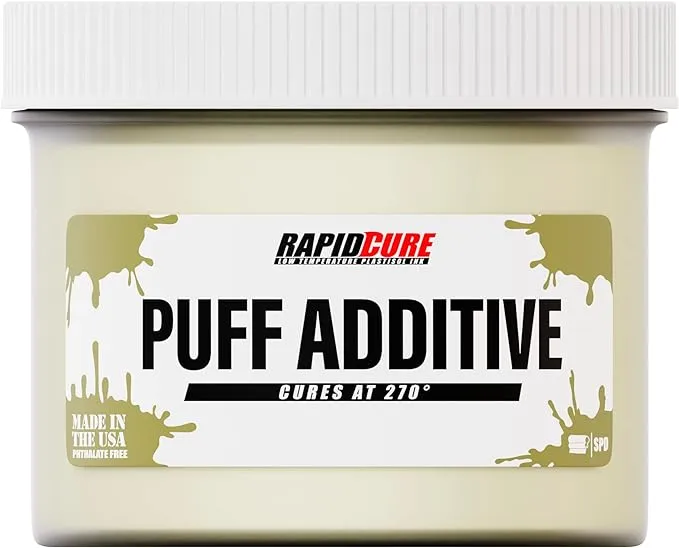 Rapid Cure® Puff Additive Screen Printing Ink (Quart - 32oz.) - Plastisol Ink for Screen Printing Fabric - Low Temperature Curing Plastisol Puff Additive by Screen Print Direct - Puff Ink for Silk