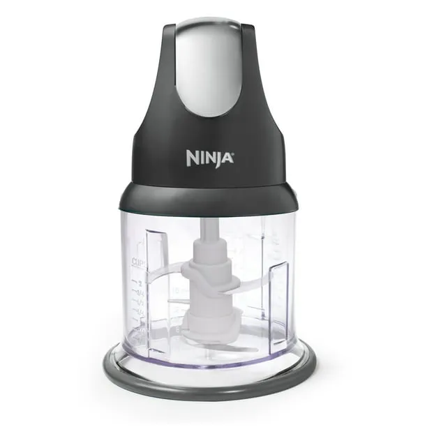 Ninja Food Chopper Express Chop with 200-Watt, 16-Ounce Bowl for Mincing, Chopping, Grinding, Blending and Meal Prep (NJ110GR) 