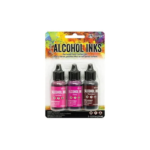 Ranger Tim Holtz - Alcohol Ink 3PKG, Pink/Red Specturm