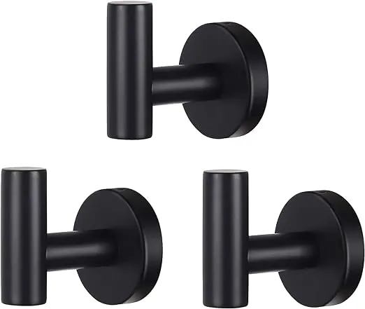 Towel Hooks for Bathrooms SUS304 Stainless Steel Wall Hook Heavy Duty Shower ...