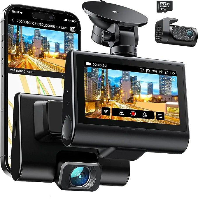 4k Dual Dash Camera Izeeker GD850