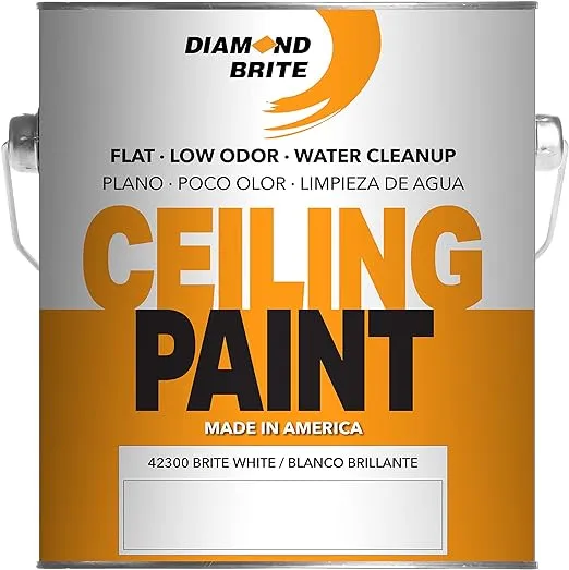 Diamond Brite 40300 Flat Latex Ceiling Paint White Gal