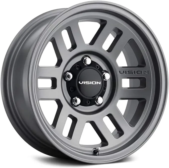 Vision 355 Manx 2 Overland 15x7.5 5x5.5" -12mm Gunmetal Wheel Rim 15" Inch