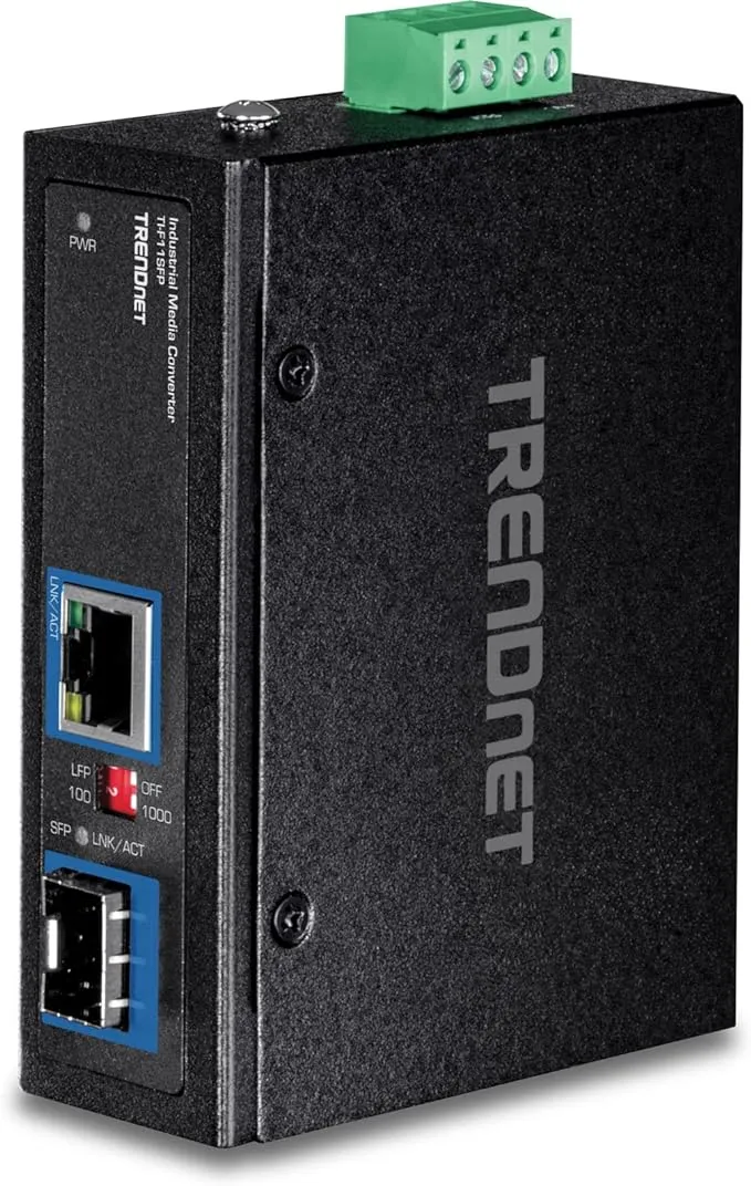 Trendnet Hardened Industrial 100/1000base-t To Sfp Media Converter (TIF11SFP)