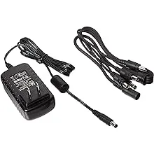 Amcrest 4-Camera 12V Power Supply for 960H, 720p/1080p HDCVI, and Analog Security Cameras (Black)