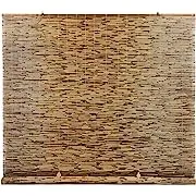 Radiance Cord Free Bamboo Shades - Roll-Up Shades for Porch, Patio &amp; Interior Wi