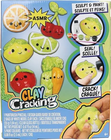 Clay Cracking - Fruits & Veggies