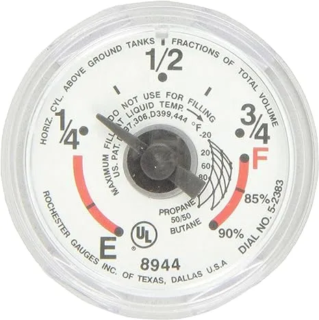 MANCHESTER Tank G12653 LP Gas Tank - Snap-On Dial Gauge