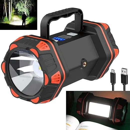 Led Camping Lantern Rechargeable, Camping Lights 1500lm, 8 Light Modes, Emergency Flashlights For Emergencies, Portable Light 12h Standby, Battery Powered Lantern For Power Outages, Hurricane, Hiking.