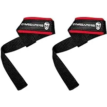 Gymreapers Lifting Wrist Straps for Weightlifting, Bodybuilding, Powerlifting, Strength Training, & Deadlifts - Padded Neoprene with 18 inch Cotton