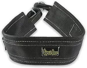 Spud Black Belt Squat Large Belt for Weight Lifting Strength Training and Power Lifting