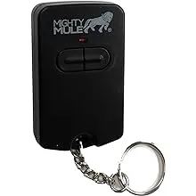 Mighty Mule(FM134)Dual Button Gate Opener Remote ,Black