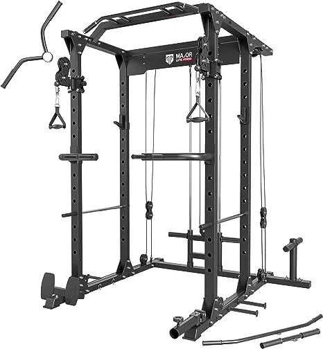 Major Fitness All-in-One Home Gym Power Rack Package PLM03