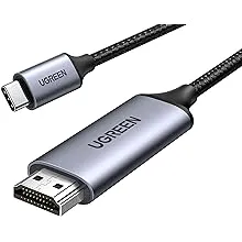 UGREEN USB C to HDMI 2.1 Cable 2M 8K@60Hz 4K@240Hz Thunderbolt 4/3 to HDMI 48Gbps HDR HDCP2.3 Type C to HDMI Cord Compatible with MacBook Pro Air iPad, iPhone 16/15 Pro Max, Galaxy S24, Pixel 9, XPS