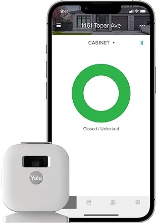 Yale Smart Cabinet Lock with Bluetooth and WiFi