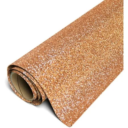 Siser Glitter HTV Iron On Heat Transfer Vinyl 12 x 5ft Roll - Tawny