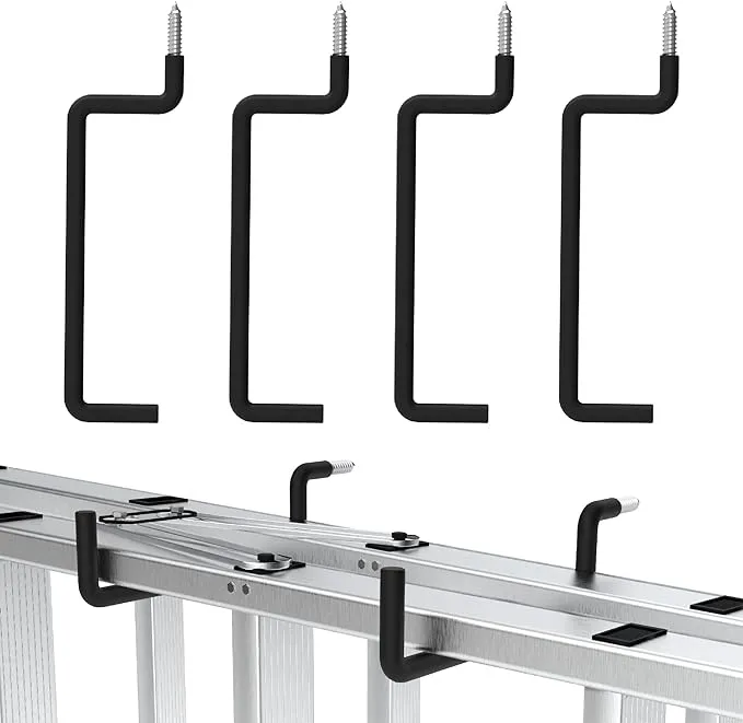 HUHole Heavy-Duty Garage Ladder Hooks