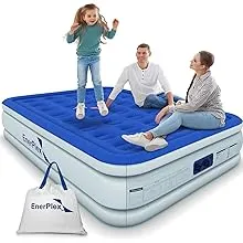 Enerplex Air Mattress with Built-in Pump Double Height Inflatable Mattress for Camping