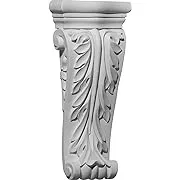 Ekena Millwork 4 1/2"W x 1 3/4"D x 10"H Asa Acanthus Corbel