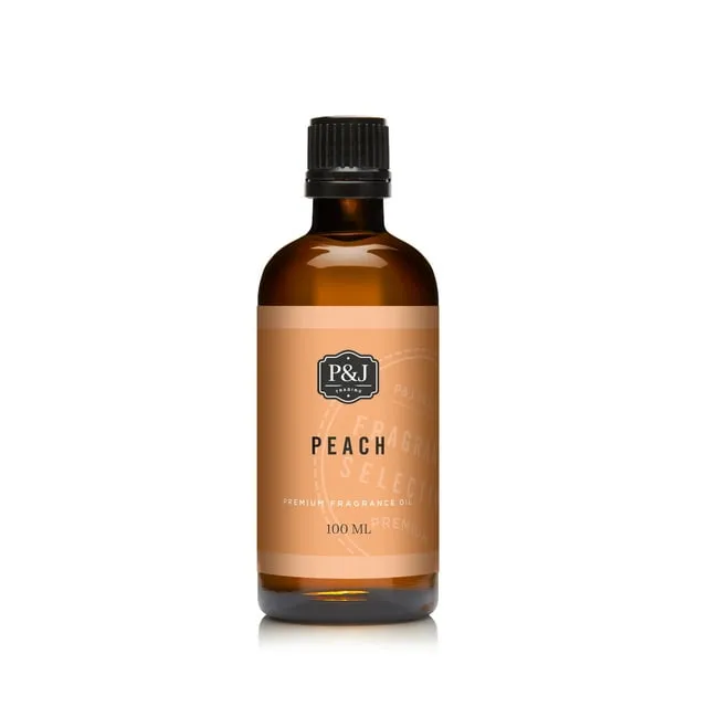 P&J Trading Fragrance Oil | Peach Oil 100ml - Candle Scents for Candle Making, Freshie Scents, Soap Making Supplies, Diffuser Oil Scents