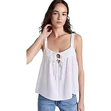 Lulu Striped Tie-Front Top