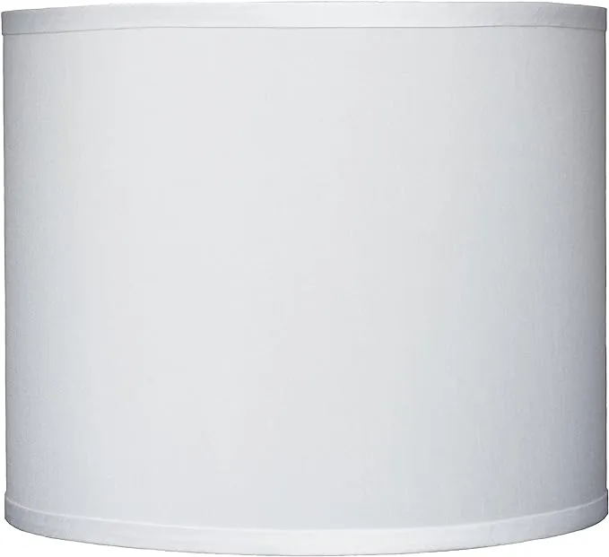 Urbanest Classic 12 Faux Silk Drum Lamp Shade; Off White