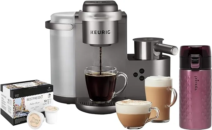 Keurig K-Cafe Special Edition Single-Serve K-Cup Pod Coffee, Latte and Cappuccino Maker - Nickel