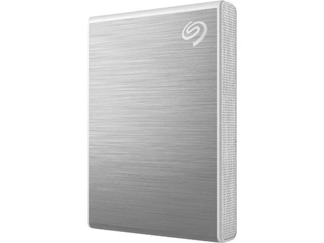 Seagate One Touch SSD 1TB External SSD Portable – Silver, speeds up to 1030MB/s, 6mo Mylio Photo+ subscription, 6mo Dropbox Backup Plan​ and Rescue Services (STKG1000401)