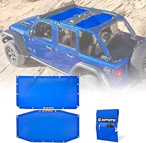 Xprite® JL-SHADE-B - Blue Top Mesh Sun Shade