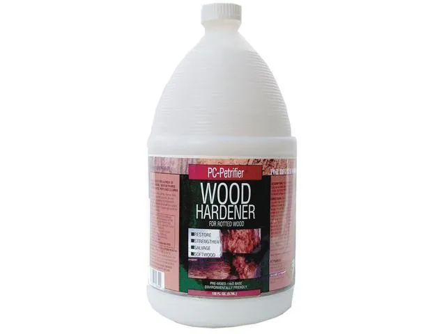 Wood Hardener, 1 gal, Bottle, Milky White