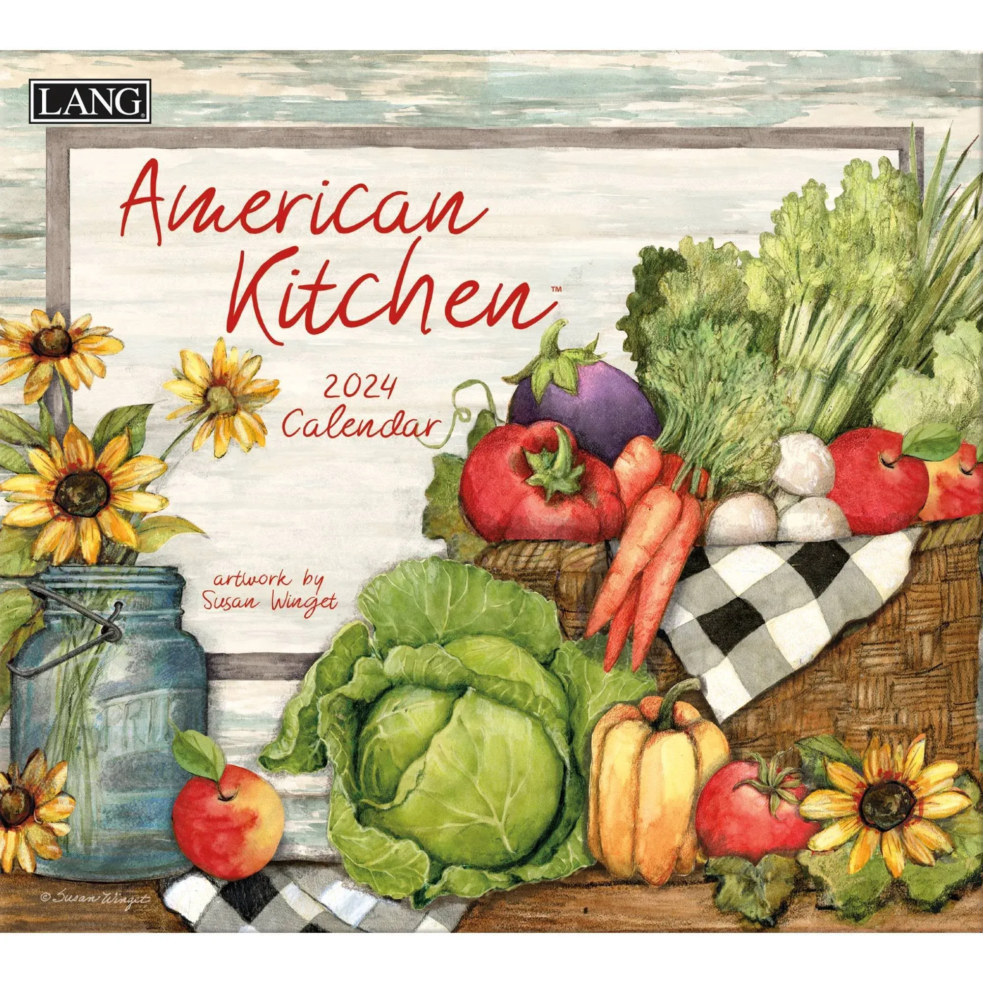 Lang American Kitchen 2024 Wall Calendar