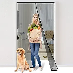 Iduontis Magnetic Screen Door - Fit for Door Size:36x96 inch, Screen Itself Size ...