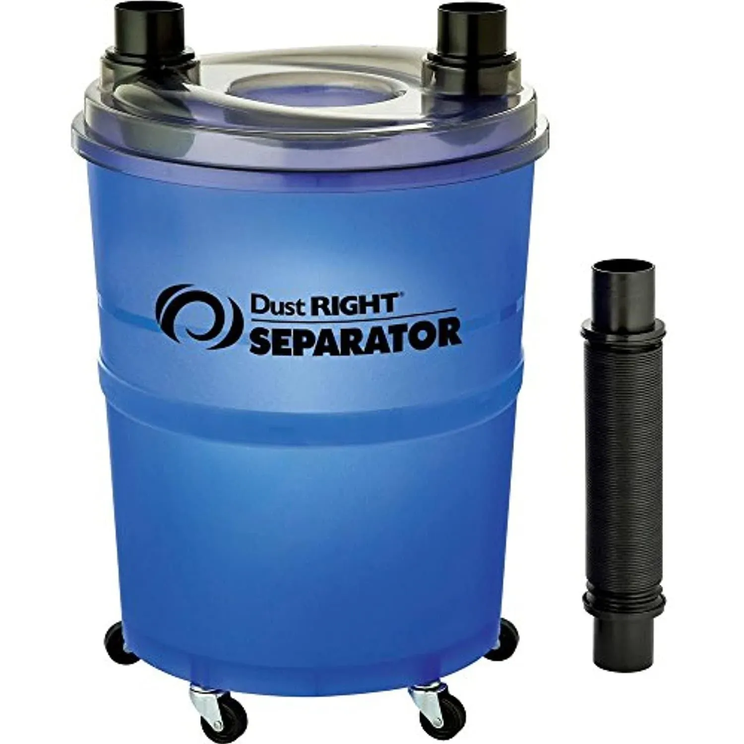 Dust Right Dust Separator + 36 Flex-Form Hose - Cyclone Dust Collector Separates Sawdust, Wood Chips, Debris, and More 45556