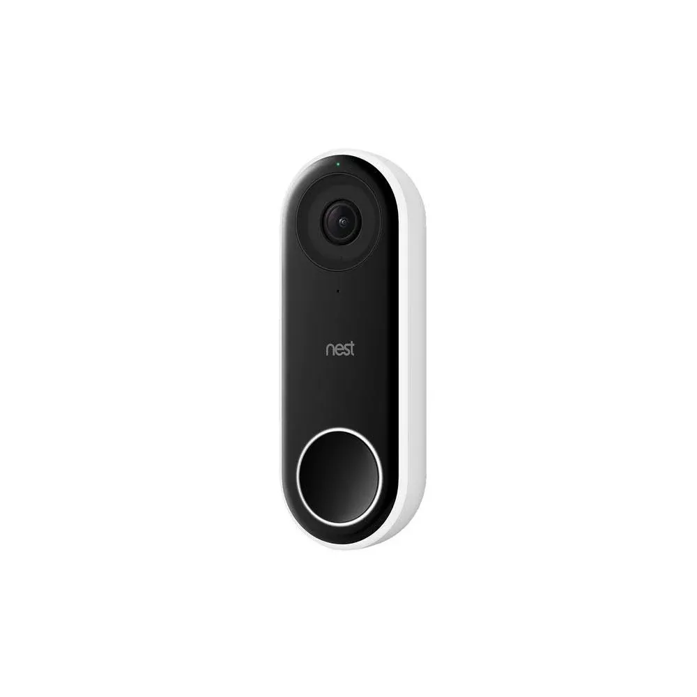 Google Nest Hello Smart Wi-Fi Video Doorbell - White