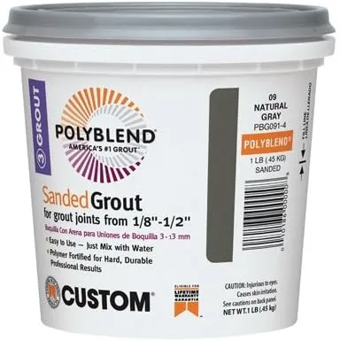 CUSTOM BLDG PRODUCTS PBG1221-4 Linen Sanded Grout