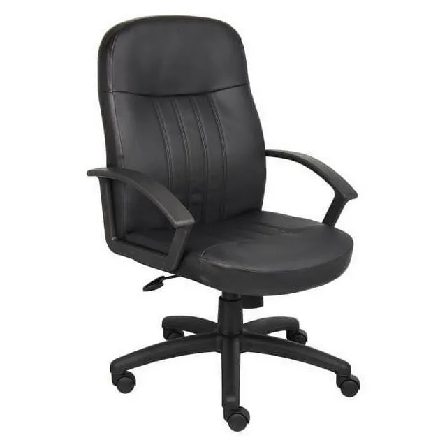 Boss Executive Leather Chair, Black